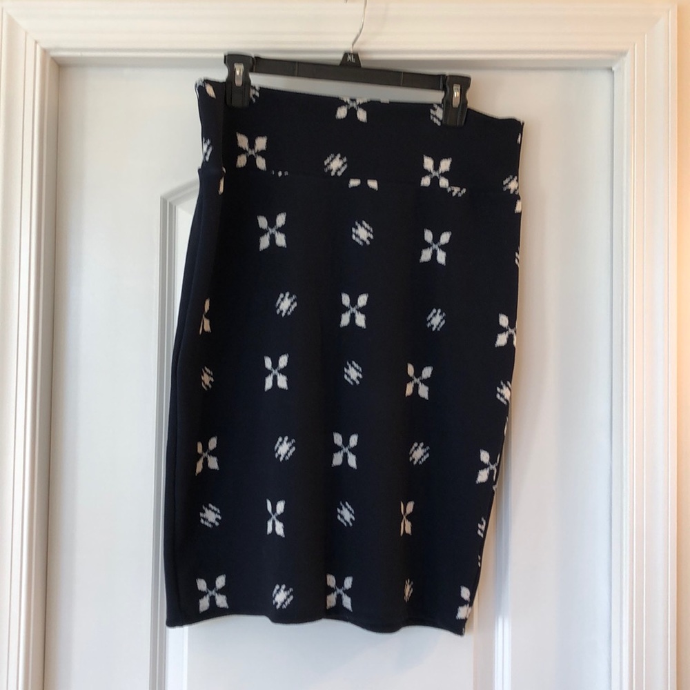 Lularoe Navy Cassie skirt